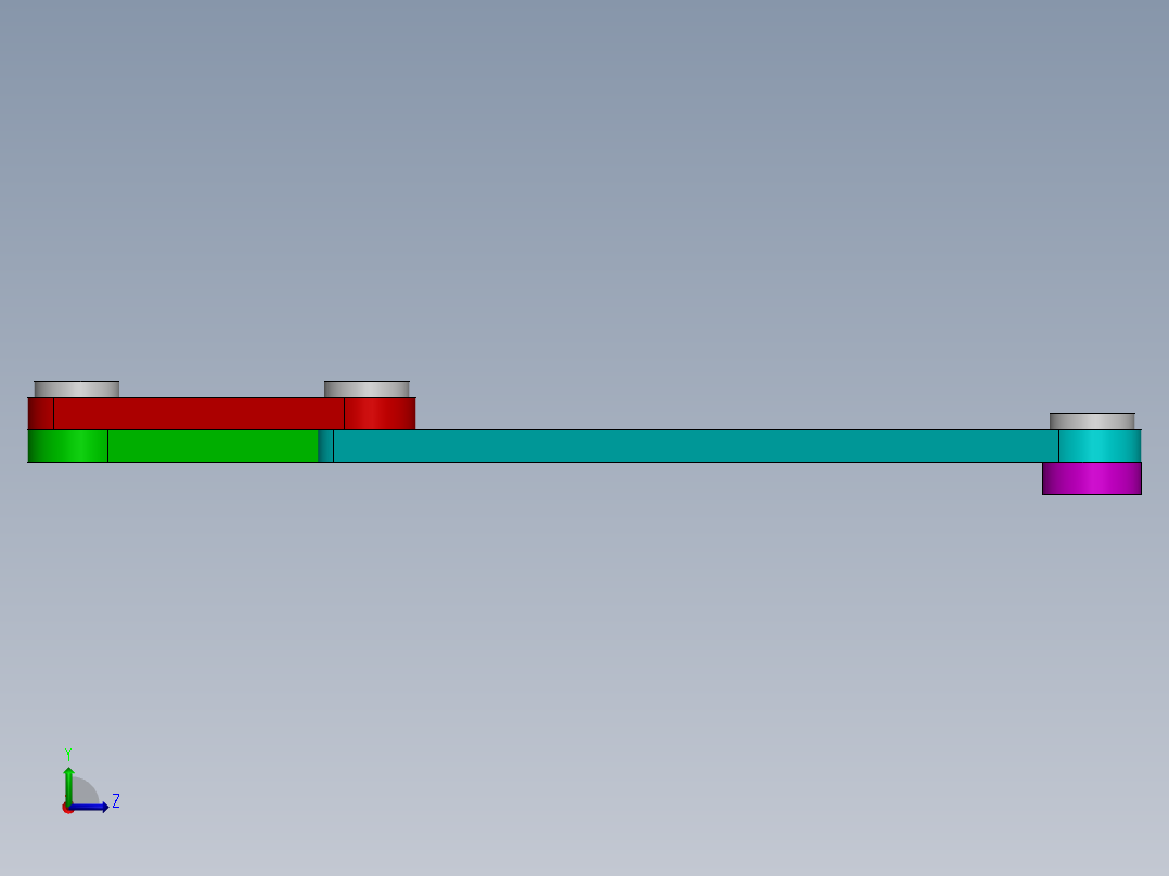 小于双摇杆左视图