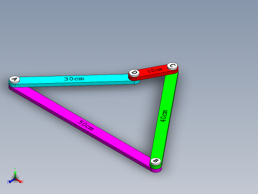 小于双摇杆正等轴测缩略图