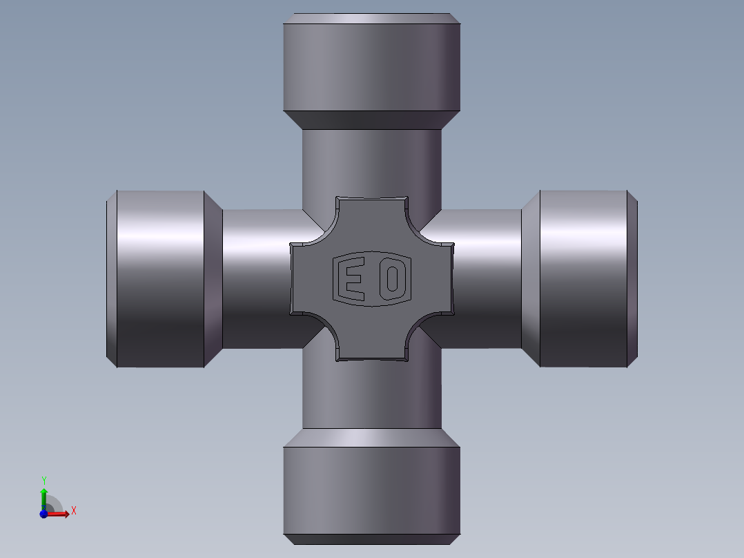 XC+XD 四通接头、XD-16前视图