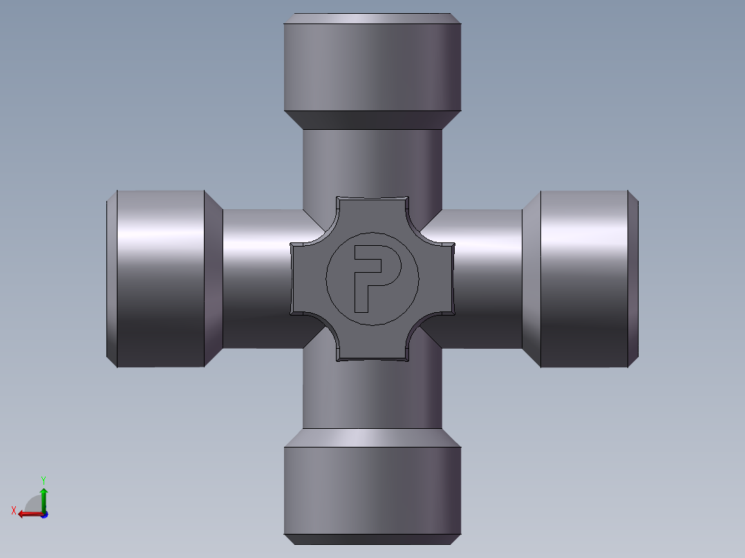 XC+XD 四通接头、XD-16后视图
