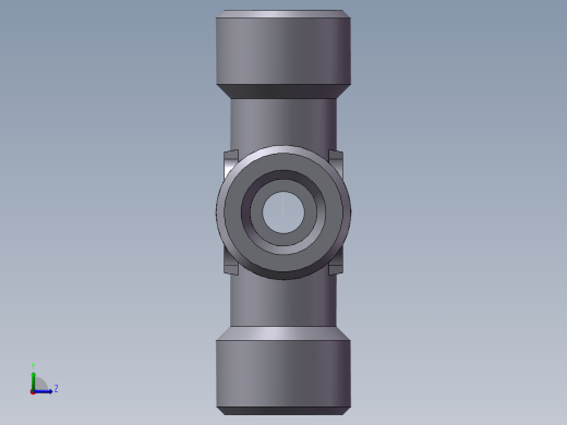 XC+XD 四通接头、XD-16左视缩略图