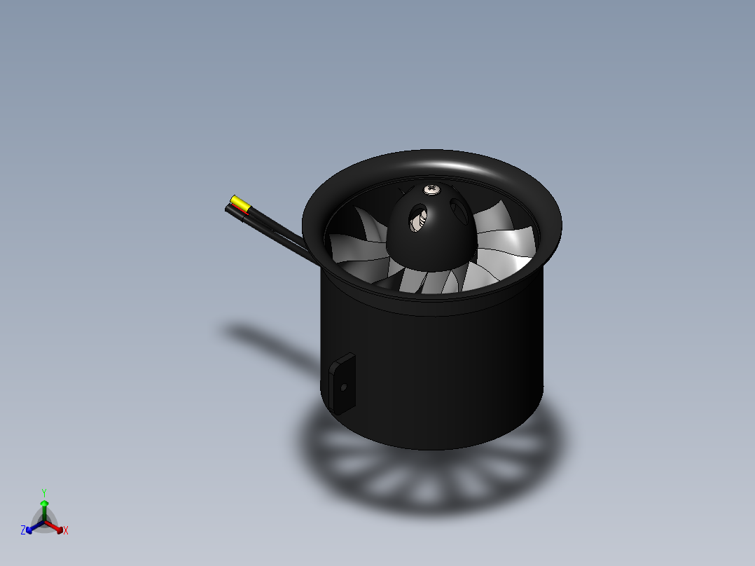 风扇(44)正等轴测图