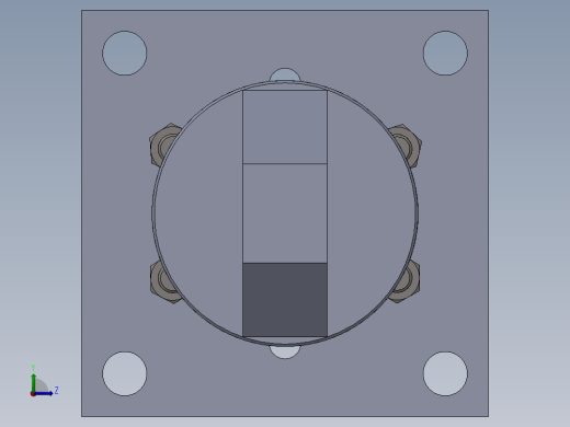 磨床型液压缸（带前法兰固定） 63x40x600mm左视缩略图