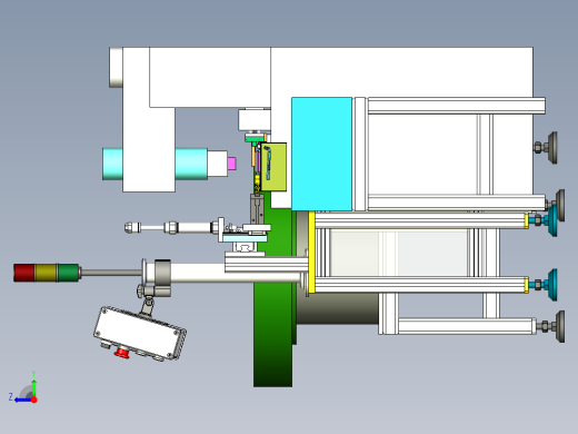 内六角钢印方案右视缩略图