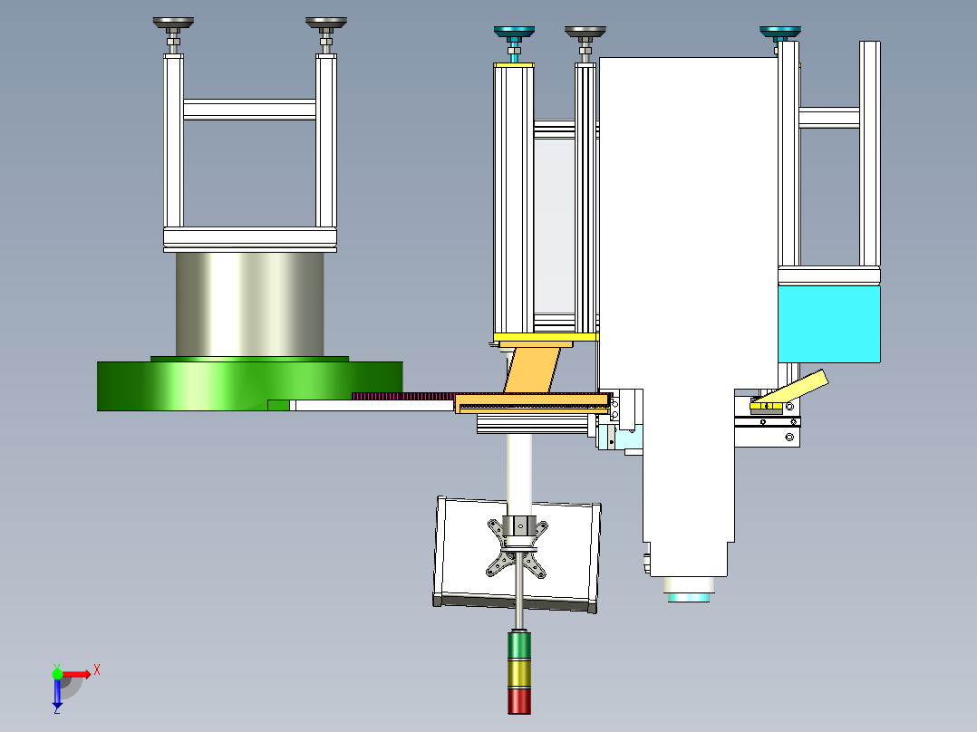 内六角钢印方案俯视图