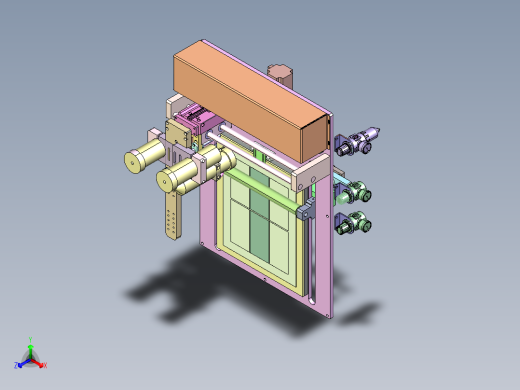 PT-840 纸质标签自动模切压痕机正等轴测缩略图