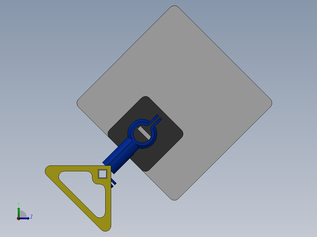 光学工作台左视图