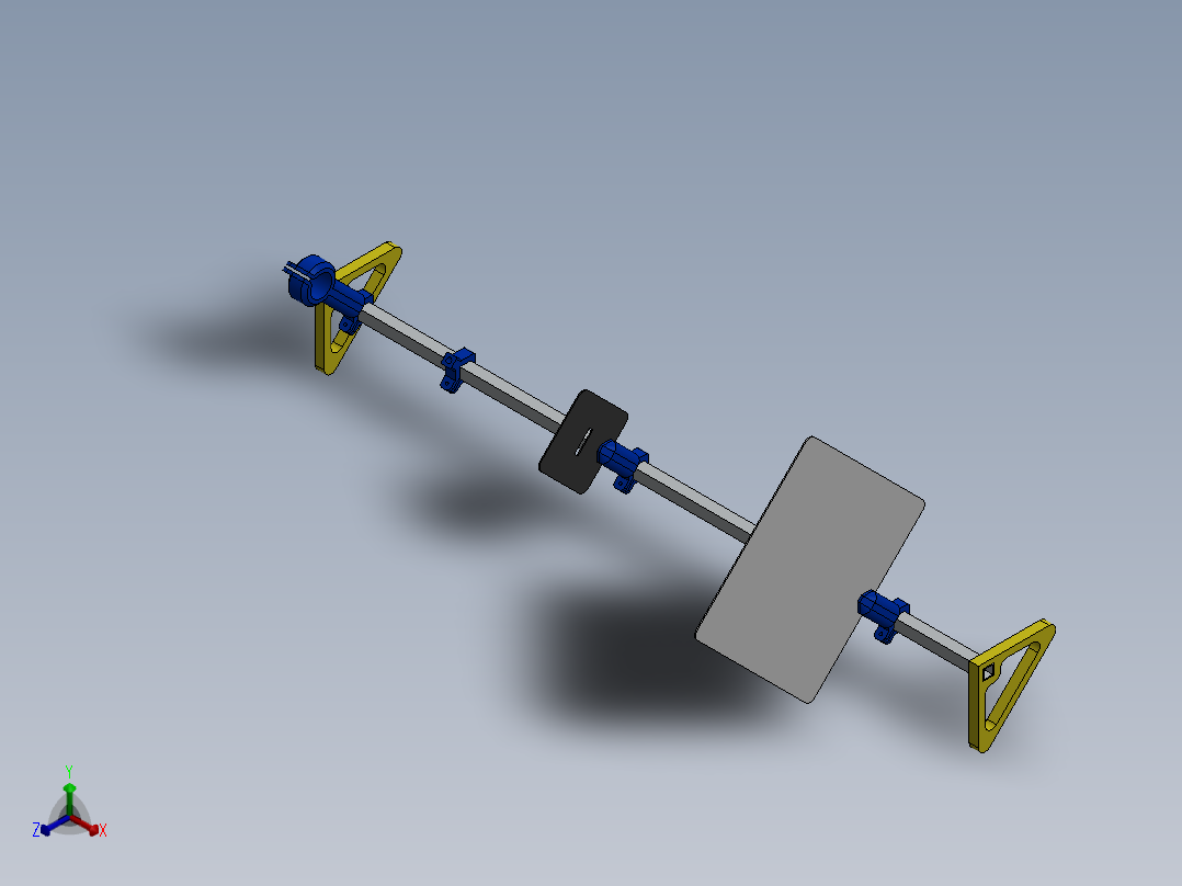 光学工作台正等轴测图