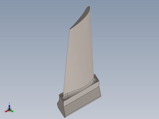 A0003006-第五级压气机转子叶片 – 翼型截面