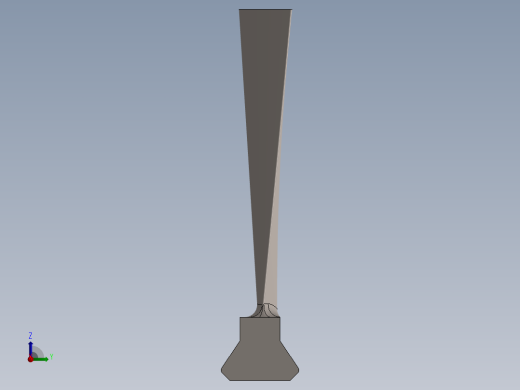 A0003006-第五级压气机转子叶片 – 翼型截面前视缩略图