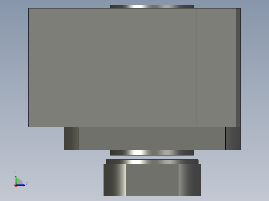 Poltech BK 15 轴台左视图