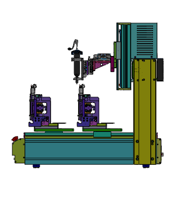 一套三轴桌上型自动点胶机图纸缩略图