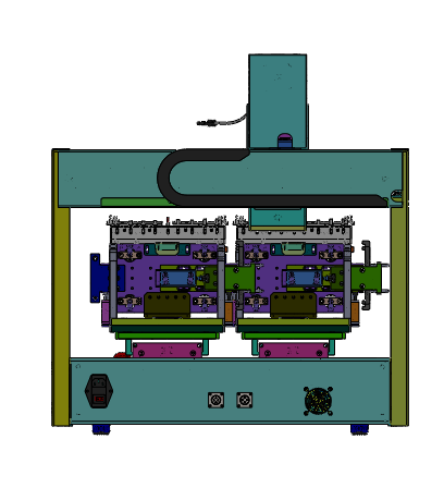 一套三轴桌上型自动点胶机图纸