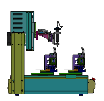 一套三轴桌上型自动点胶机图纸缩略图