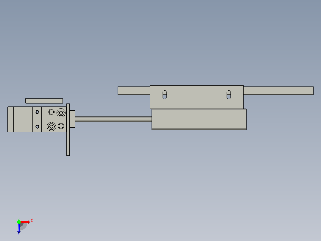 灯条举升定位装置--1俯视图