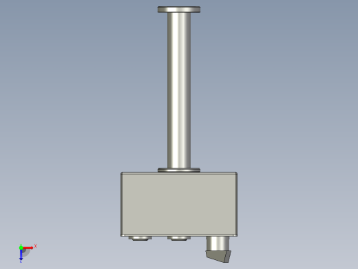YWP200K4-09-09-00按钮盒组件(裁断贴胶)俯视缩略图