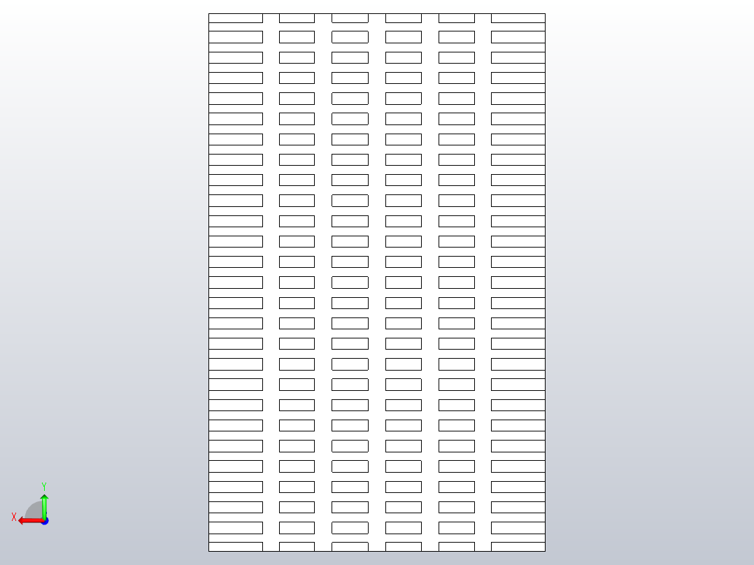 铝制散热器11后视图