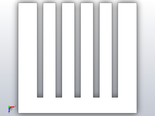 铝制散热器11俯视缩略图