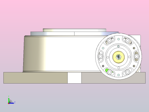 中空旋转台YH90HP左视缩略图