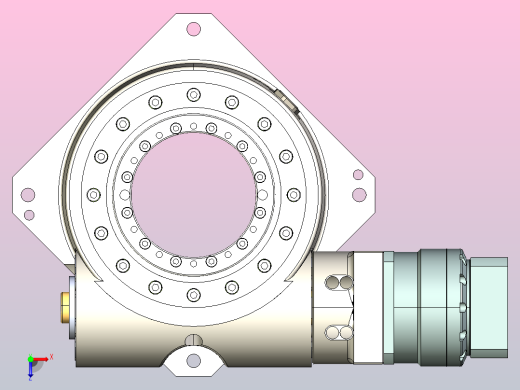 中空旋转台YH90HP俯视缩略图