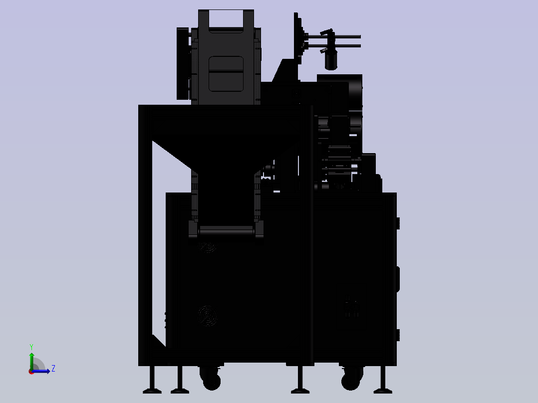 18650排壳CCD检测机左视图
