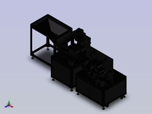 18650排壳CCD检测机正等轴测缩略图