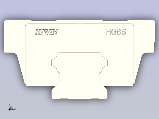 上银导轨 HGW65HC前视缩略图