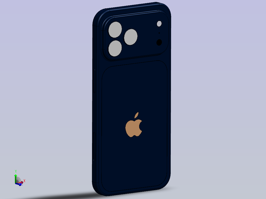 苹果17手机模型iPhone 17promax主视图
