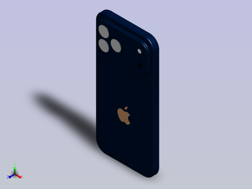 苹果17手机模型iPhone 17promax正等轴测缩略图