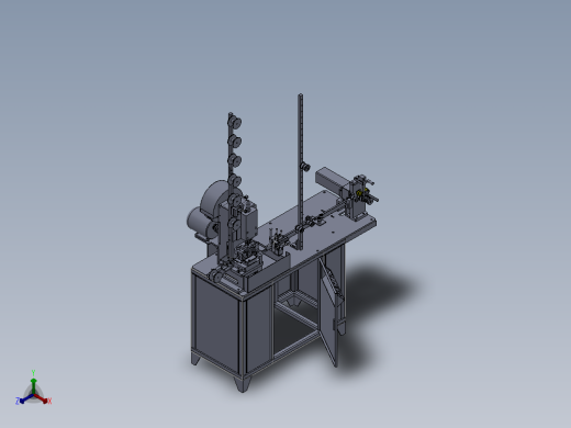拉链设备-3#定寸机（sw16可编辑+工程图）
