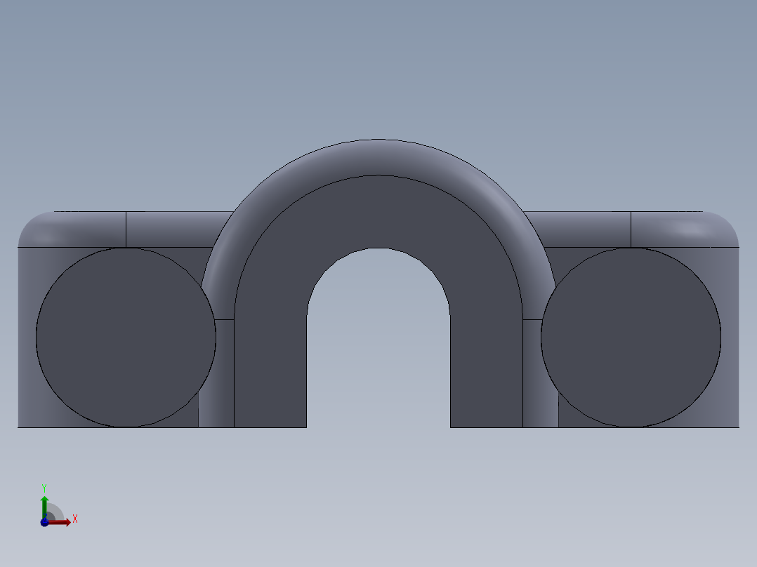 RC Helicopter小飞机航模3D图纸 Solidwokrs设计前视图