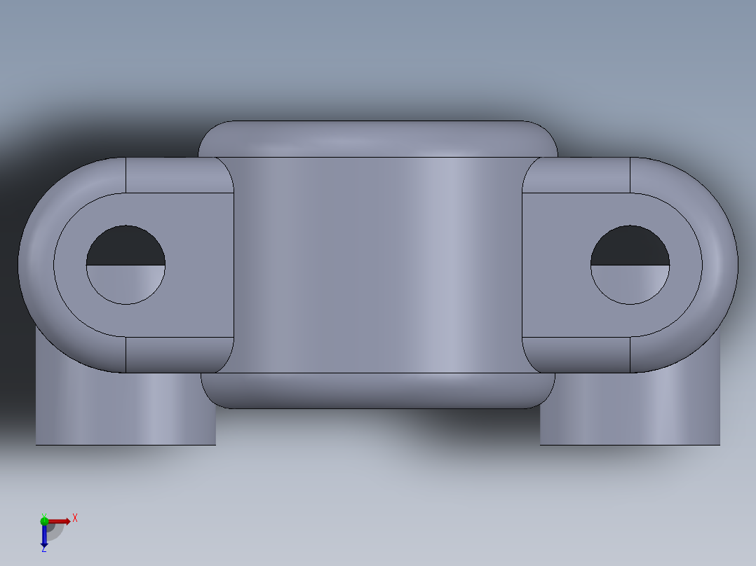 RC Helicopter小飞机航模3D图纸 Solidwokrs设计俯视图