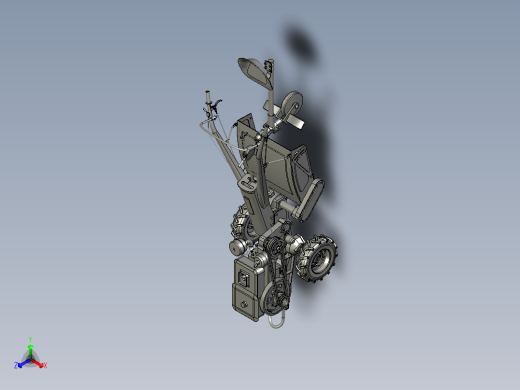 手扶拖拉机车头