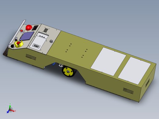 12套 AGV自动导引运输车打包下载SW含特征