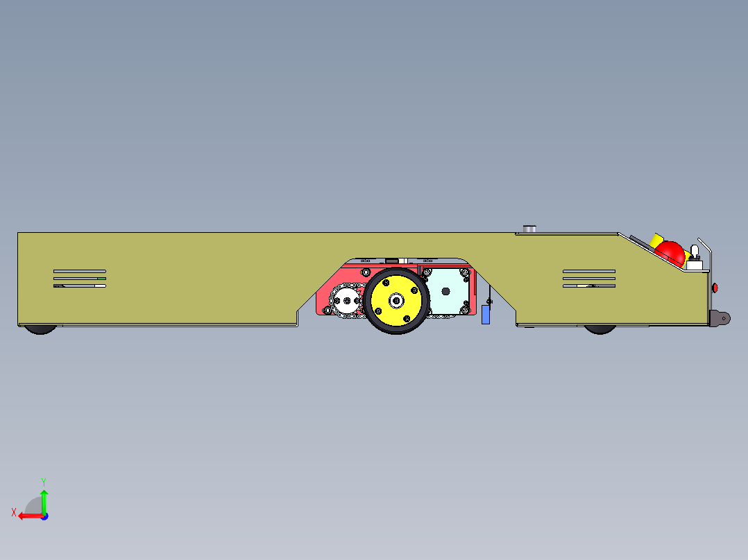 12套 AGV自动导引运输车打包下载SW含特征后视图