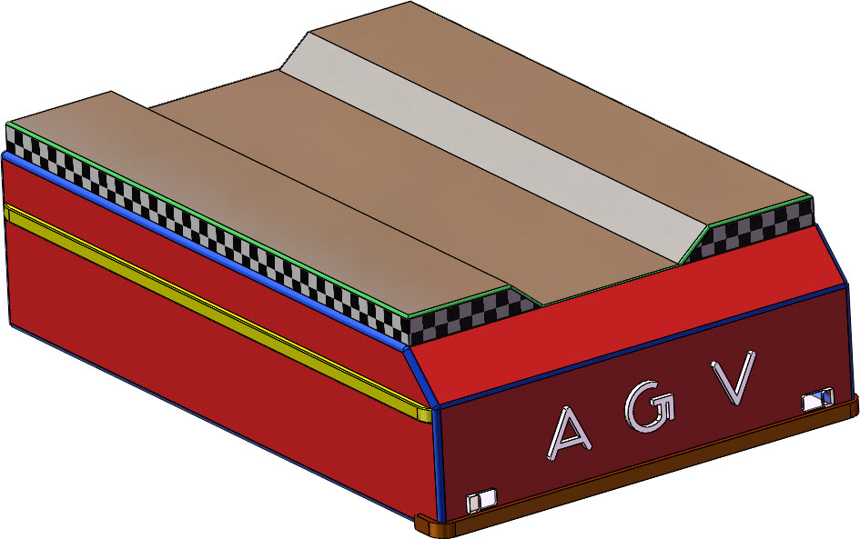 12套 AGV自动导引运输车打包下载SW含特征