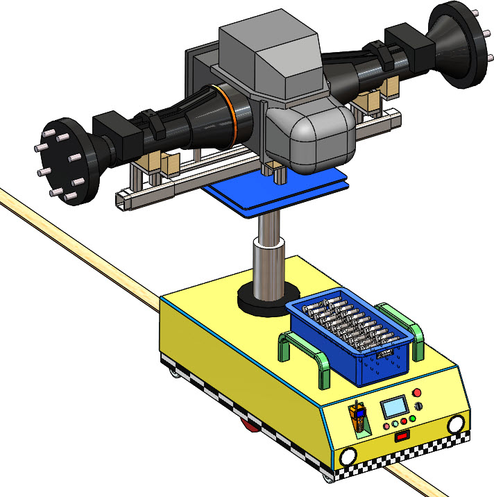 12套 AGV自动导引运输车打包下载SW含特征