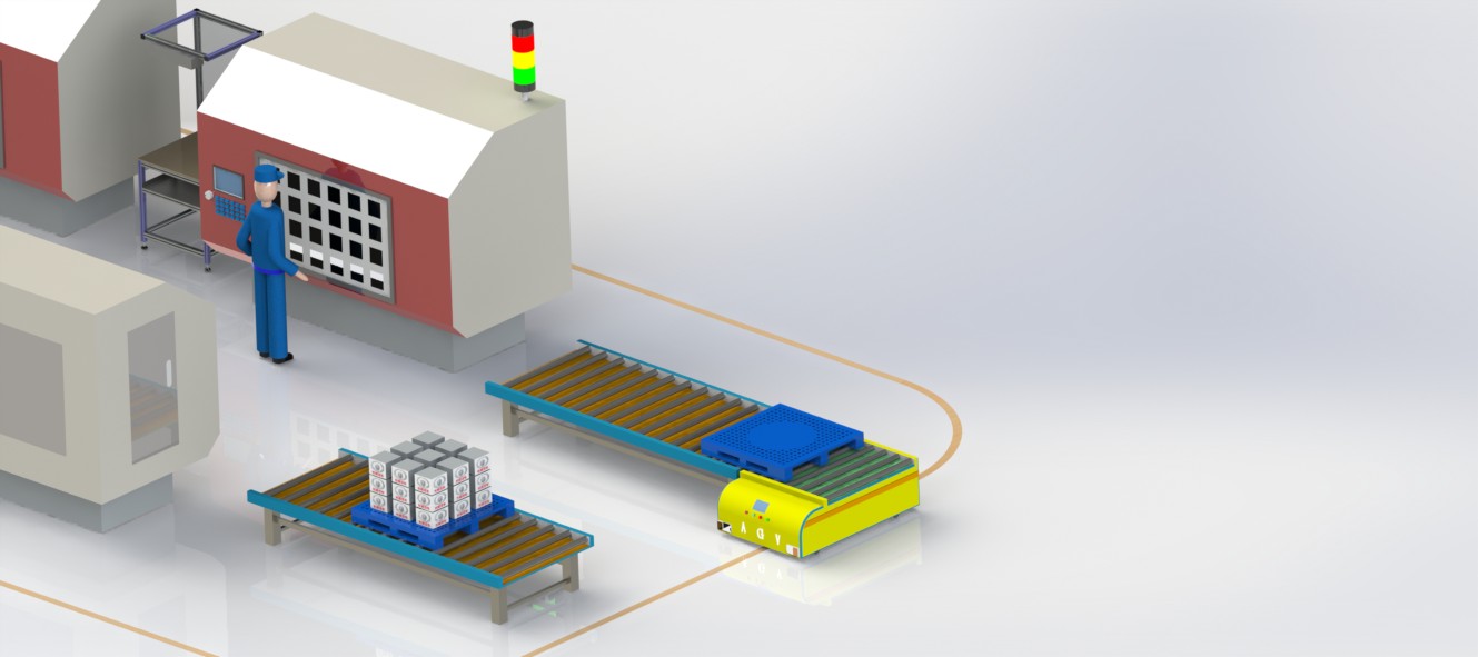 12套 AGV自动导引运输车打包下载SW含特征