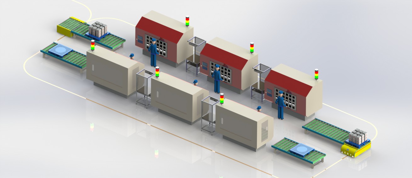 12套 AGV自动导引运输车打包下载SW含特征