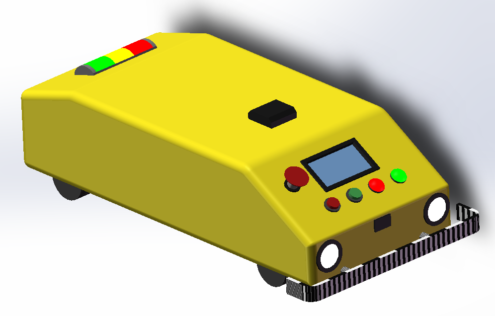 12套 AGV自动导引运输车打包下载SW含特征