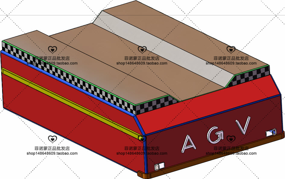 12套 AGV自动导引运输车打包下载SW含特征