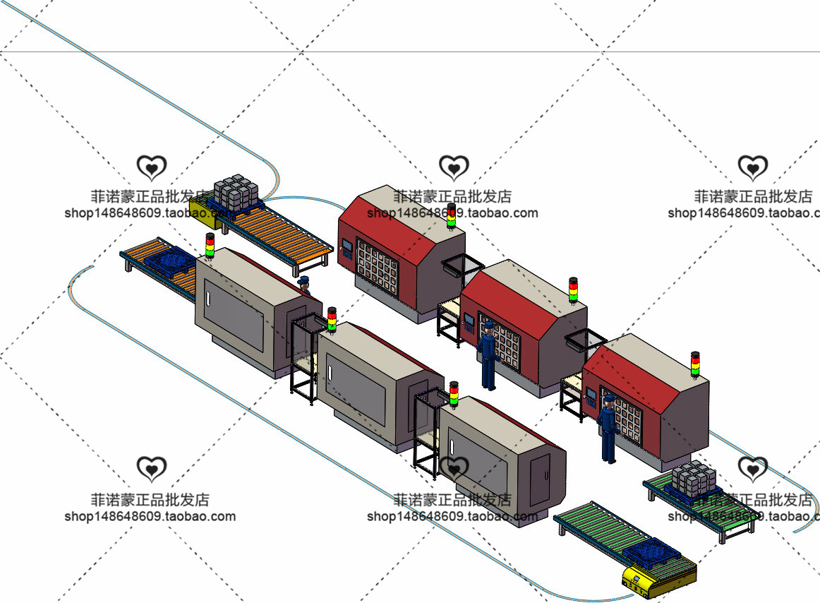 12套 AGV自动导引运输车打包下载SW含特征
