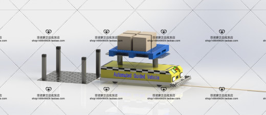 12套 AGV自动导引运输车打包下载SW含特征缩略图