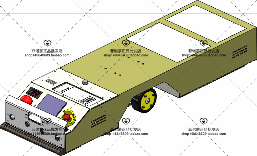 12套 AGV自动导引运输车打包下载SW含特征