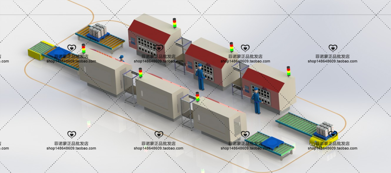 12套 AGV自动导引运输车打包下载SW含特征