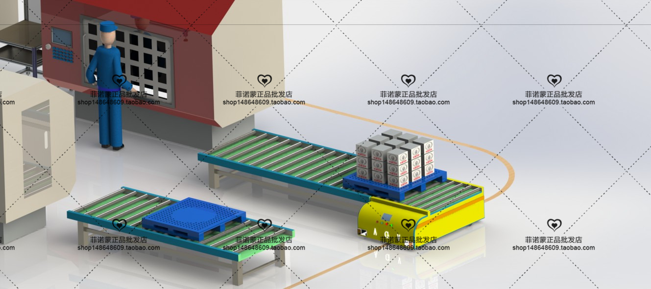 12套 AGV自动导引运输车打包下载SW含特征