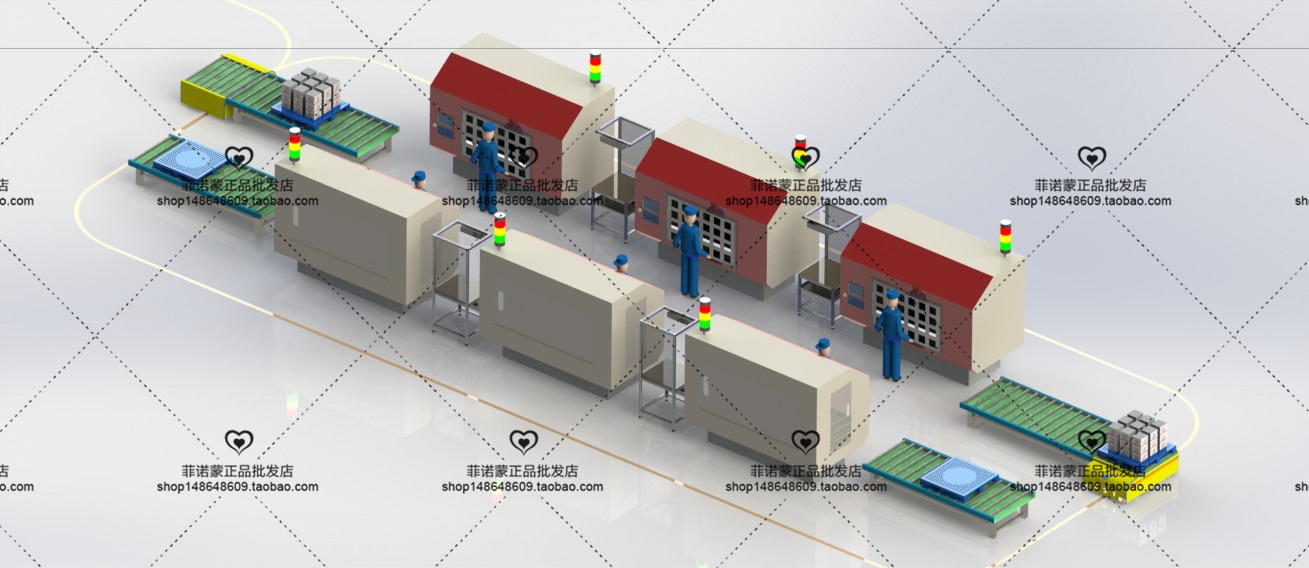12套 AGV自动导引运输车打包下载SW含特征