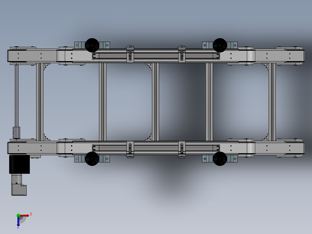 【E23】【STP】【转】皮带输送设备俯视图