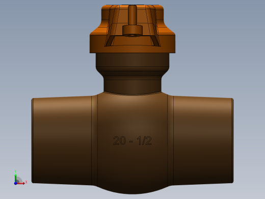 solidworks 塑料止通开关前视缩略图