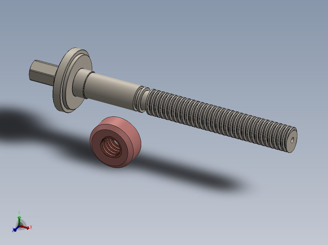 solidworks r32x6螺杆和螺母副